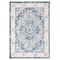 World Rug Gallery Traditional Medallion Area Rug 5' x 7' Blue MON830BLUE5X7 - alternate 5